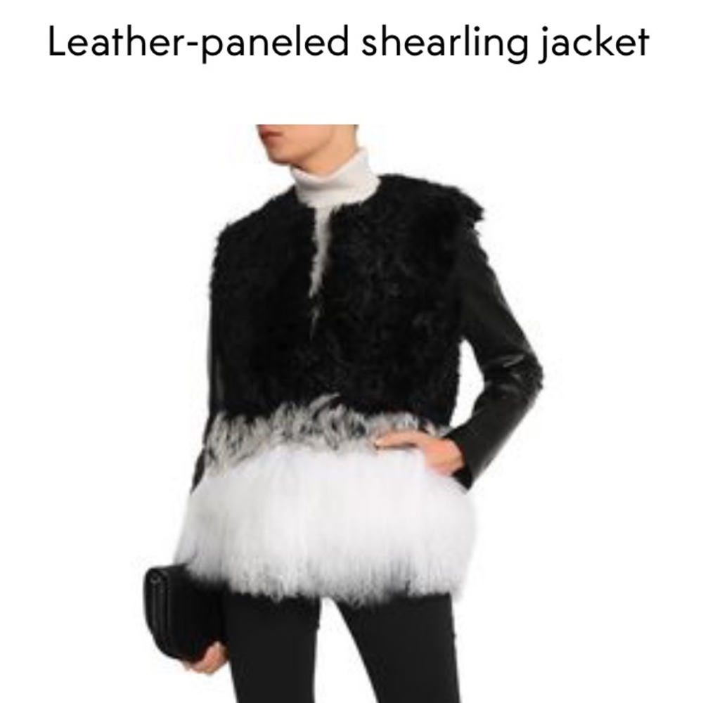 Brand new Ashley B. Shearling jacket